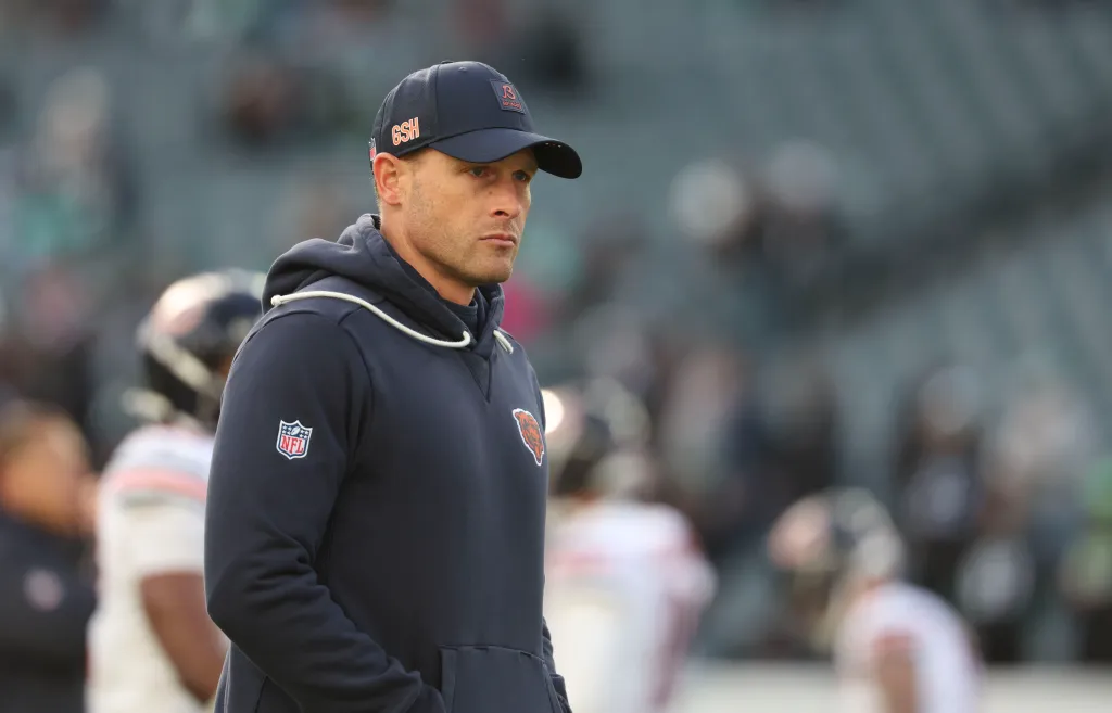 Featured image for Chicago Bears Celebrate Big Win with Shirtless Ben Johnson and Free Hot Dogs