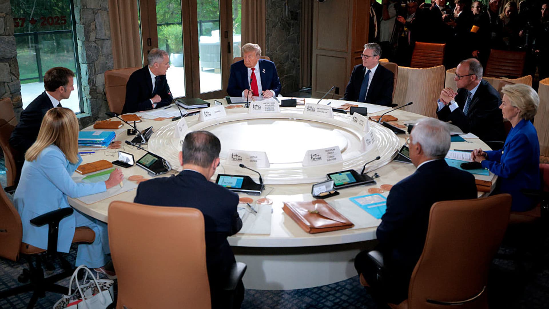 Featured image for Trump departs G7 early amid escalating Israel-Iran tensions