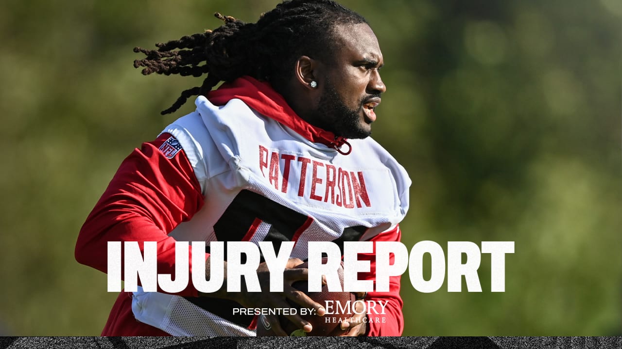 Featured image for "Falcons Injury Report: Patterson's Status Uncertain for Week 4 Clash with Jaguars"