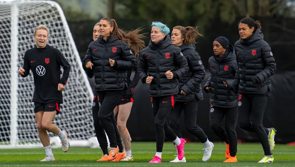 Featured image for USWNT Advances to Knockout Stage at Women's World Cup After Portugal Draw