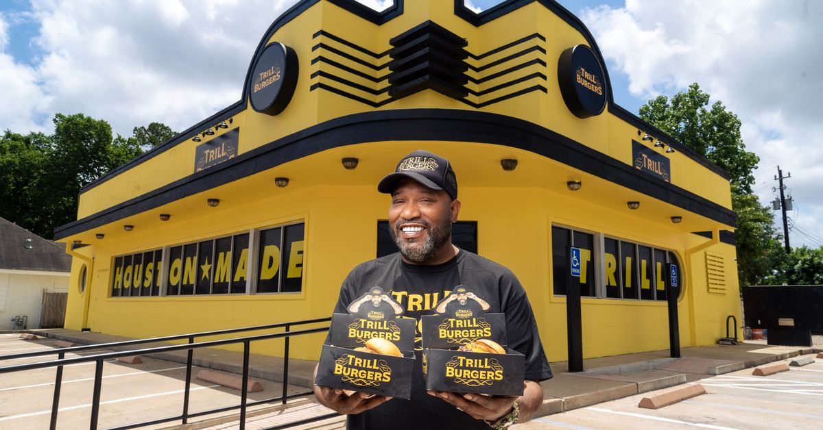 Featured image for Bun B's Trill Burgers debuts in Houston's Montrose district.