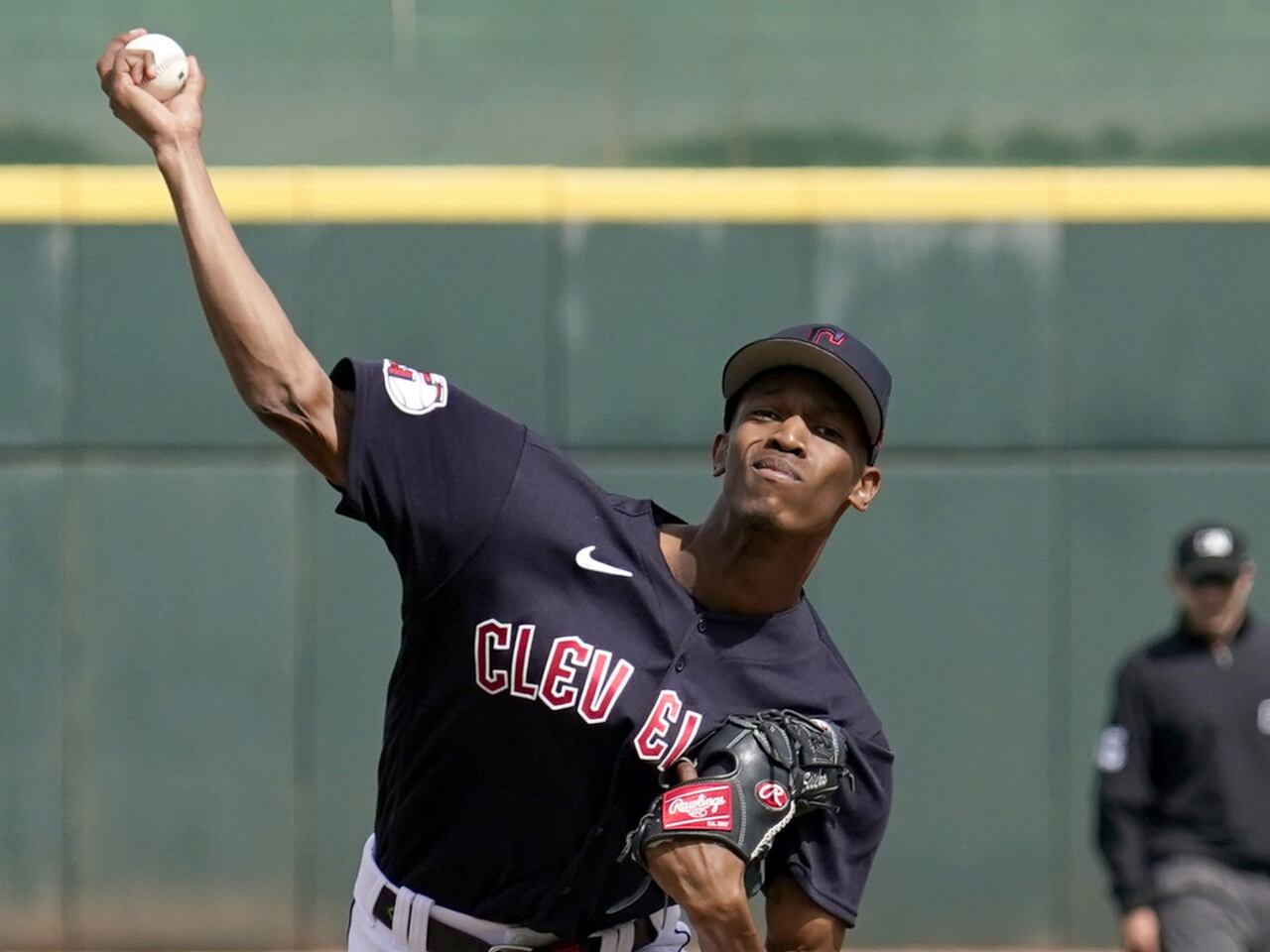 Featured image for "Rookie Hunter Gaddis aims to prove himself in Triston McKenzie's absence."