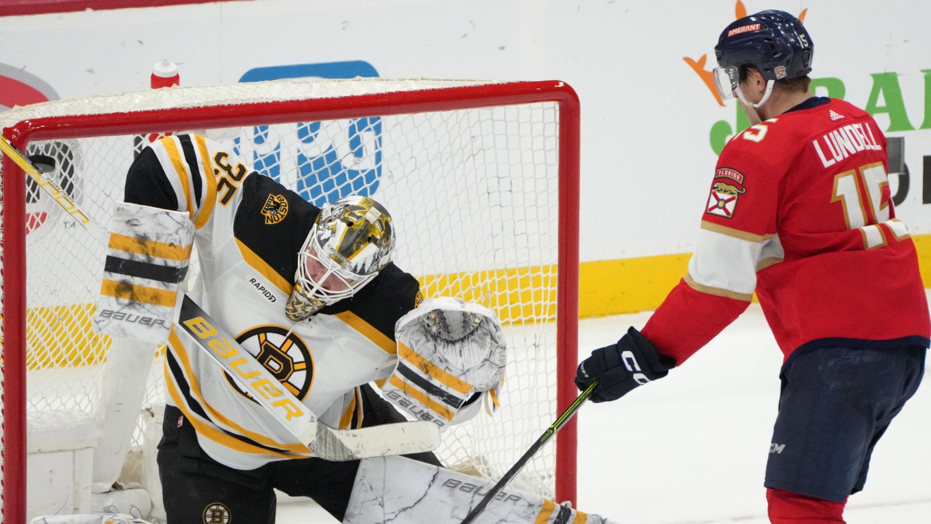 Featured image for Bruins' Ullmark Struggles in Game 6 Loss to Panthers, Game 7 Looms.