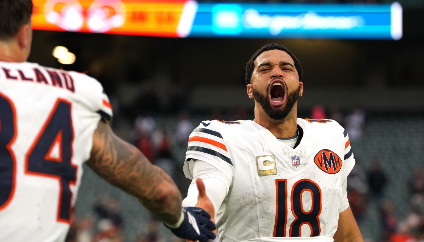 Featured image for Caleb Williams Sparks Bears' First Win of the Season