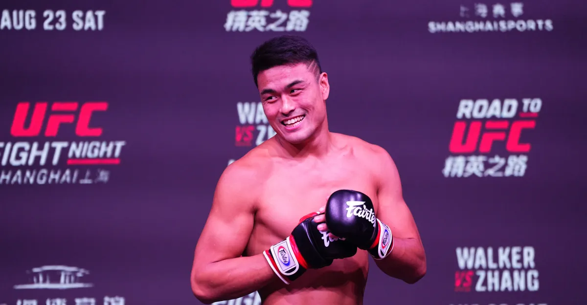 Featured image for Zhang Mingyang Questions Alex Pereira's Motivation Ahead of UFC 320 Rematch