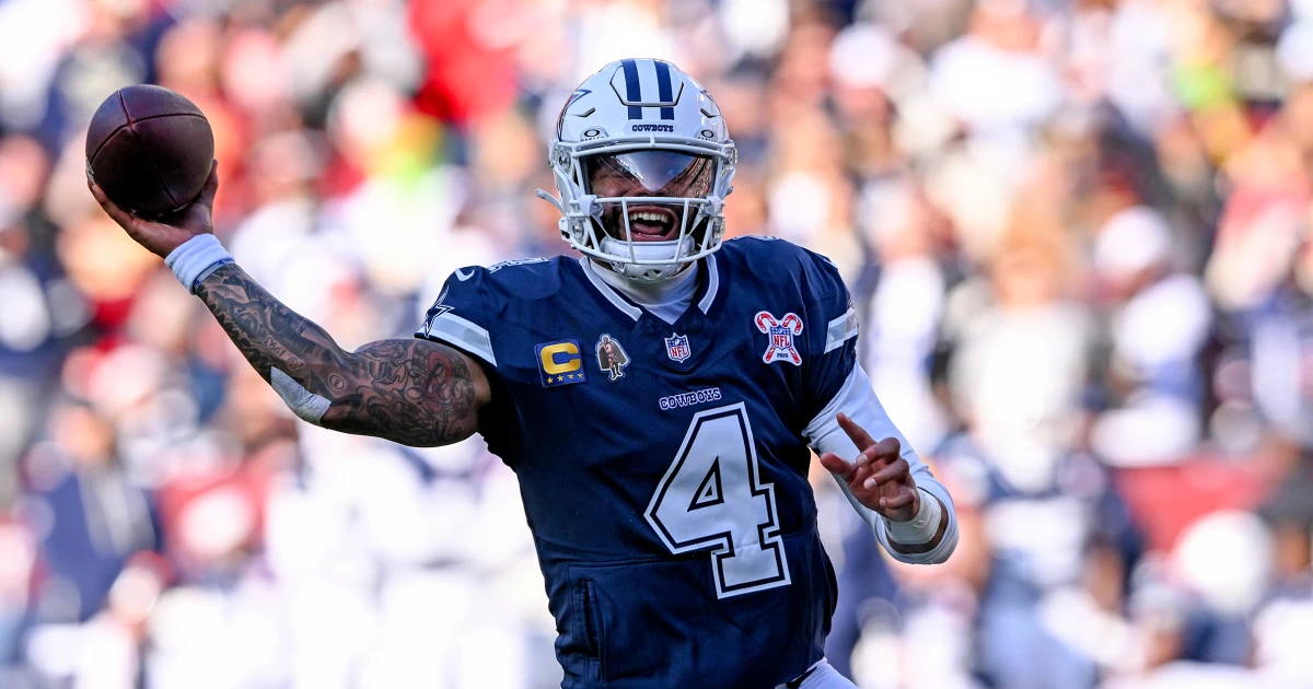 Featured image for Prescott Leads Cowboys to Christmas Day Victory Over Commanders