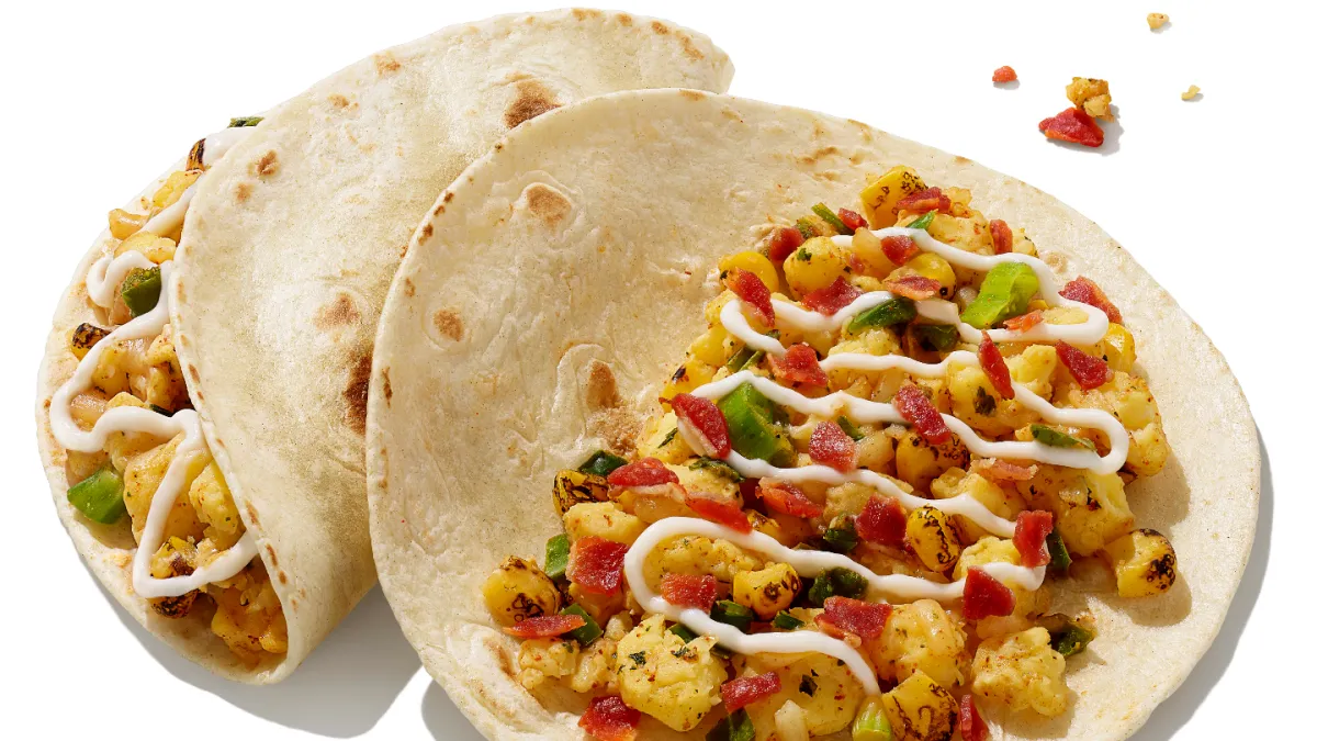 Featured image for Dunkin' Donuts Joins Fast-Food Breakfast Wars with Breakfast Tacos