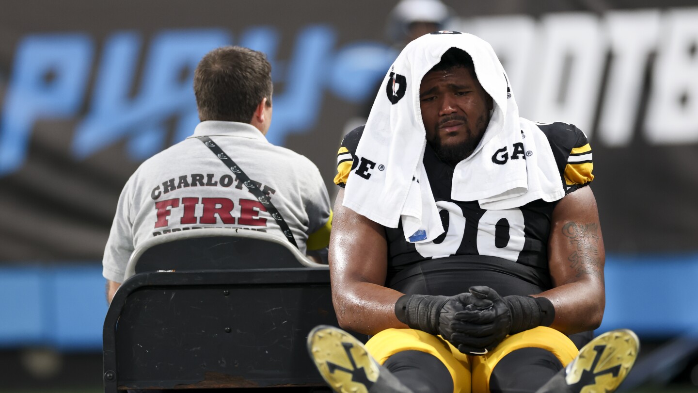 Featured image for Steelers' Derrick Harmon Suffer Knee Injury, Expected Not to Be Season-Ending