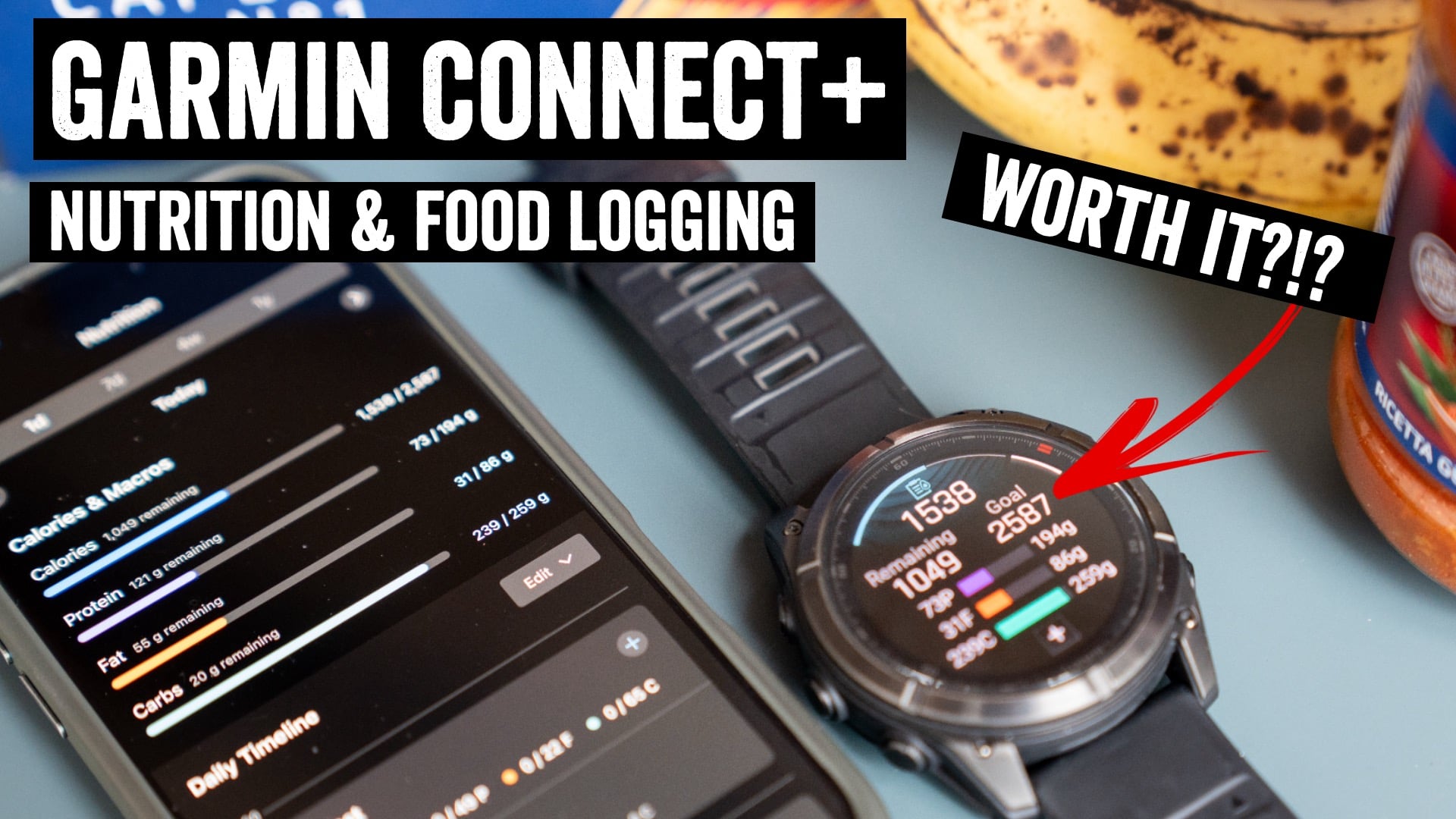 Featured image for Garmin Integrates Food and Nutrition Tracking into Connect+