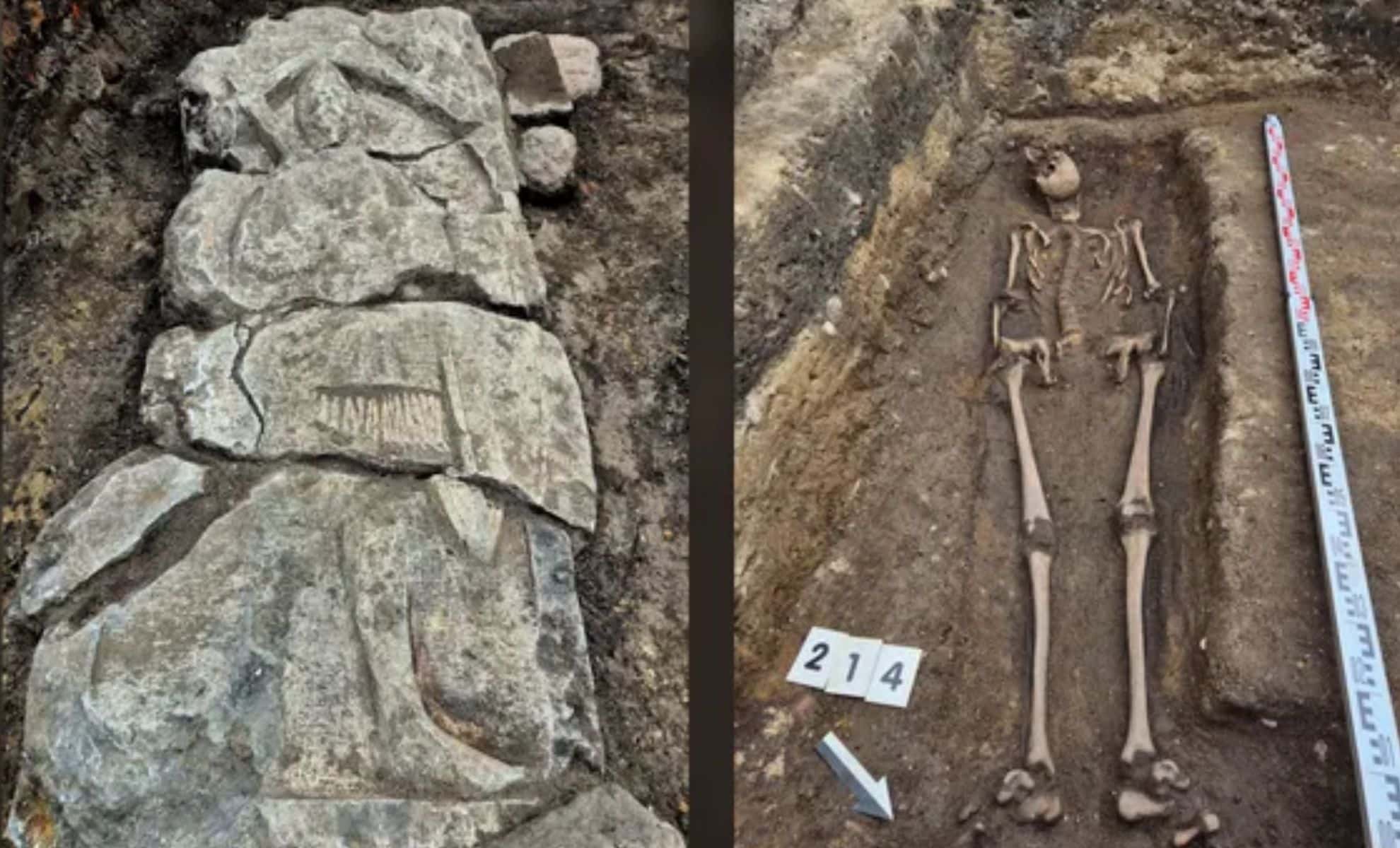 Featured image for Medieval Tomb of Gdańsk’s 'Lancelot' Discovered Beneath Ice Cream Shop