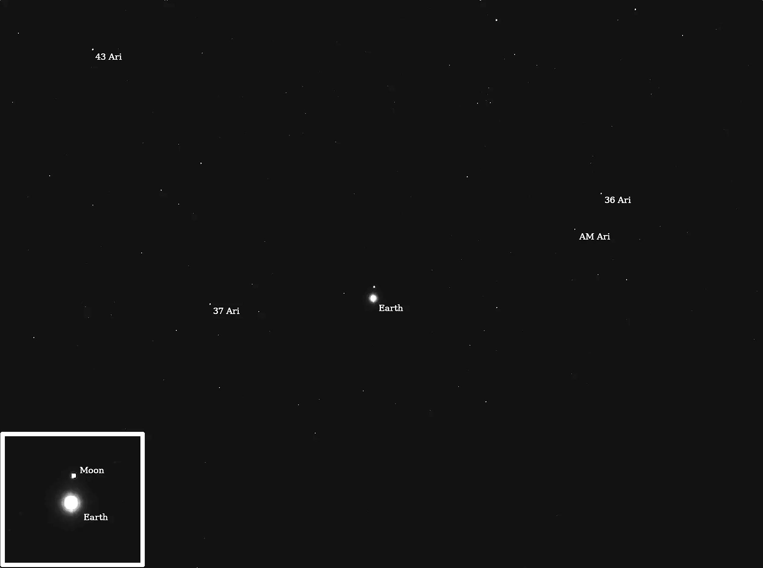 Featured image for NASA's Psyche Probe Captures Earth and Moon from 180 Million Miles