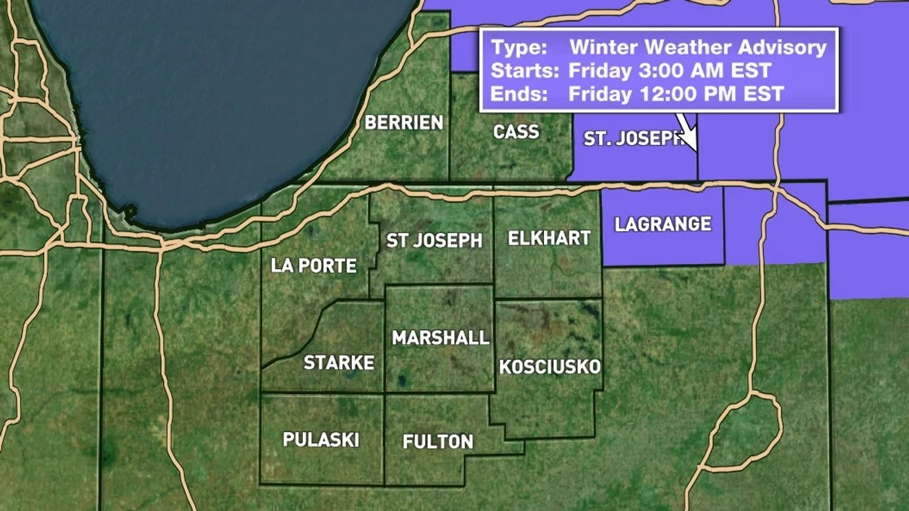 Featured image for Michigan issues Winter Weather Advisory as freezing rain causes hazardous travel