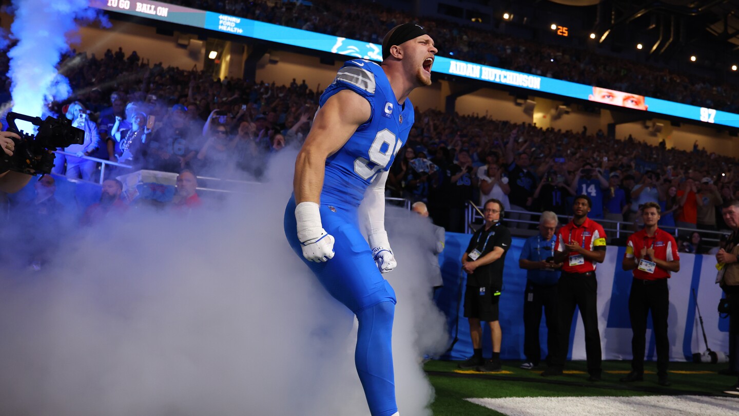 Featured image for Lions and Aidan Hutchinson agree to a record-breaking four-year extension