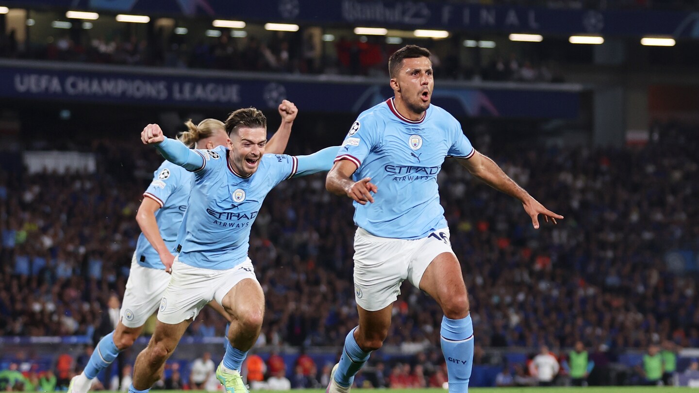 Featured image for Guardiola's Man City clinches historic treble with Champions League win over Inter