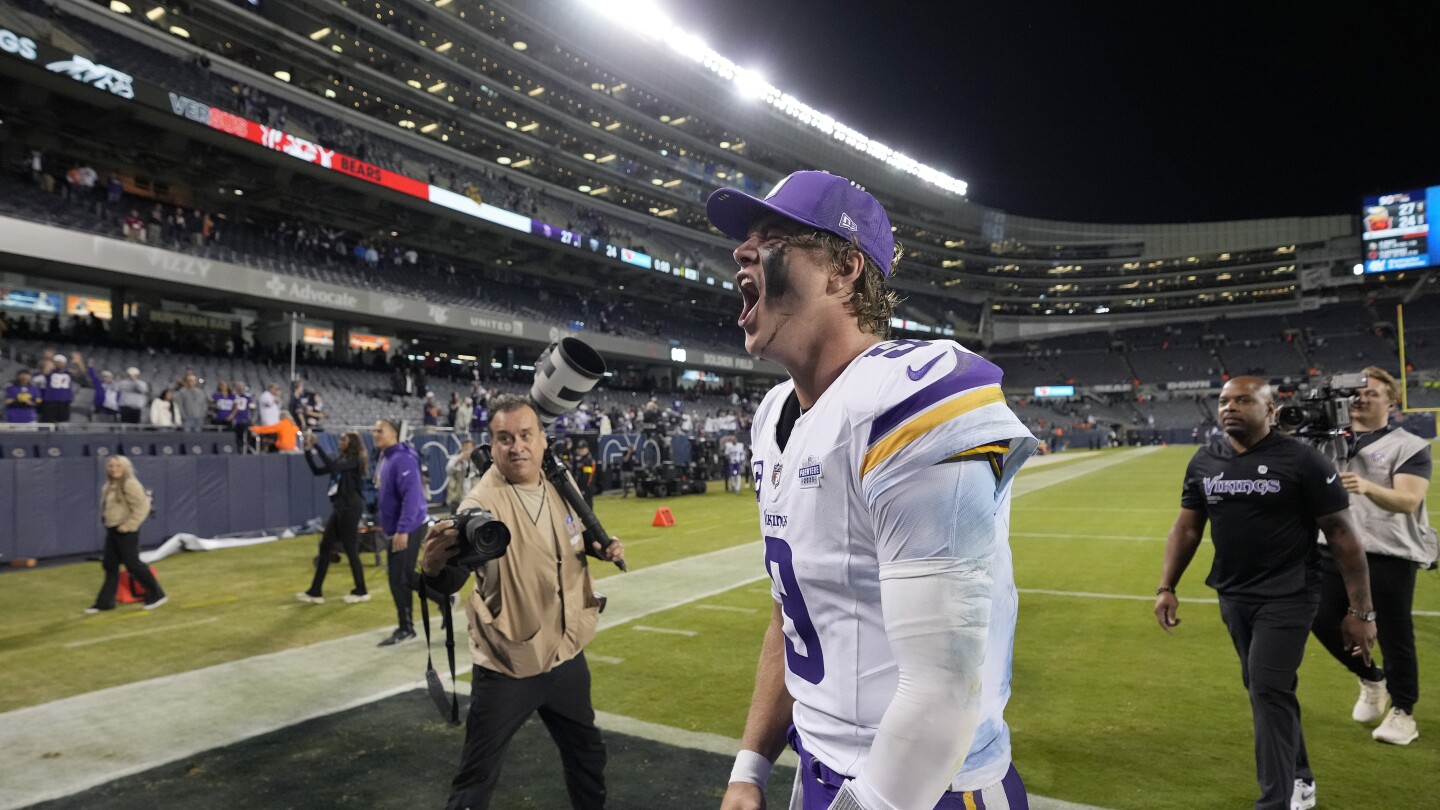 Featured image for J.J. McCarthy Shines in NFL Debut, Leading Vikings' Comeback