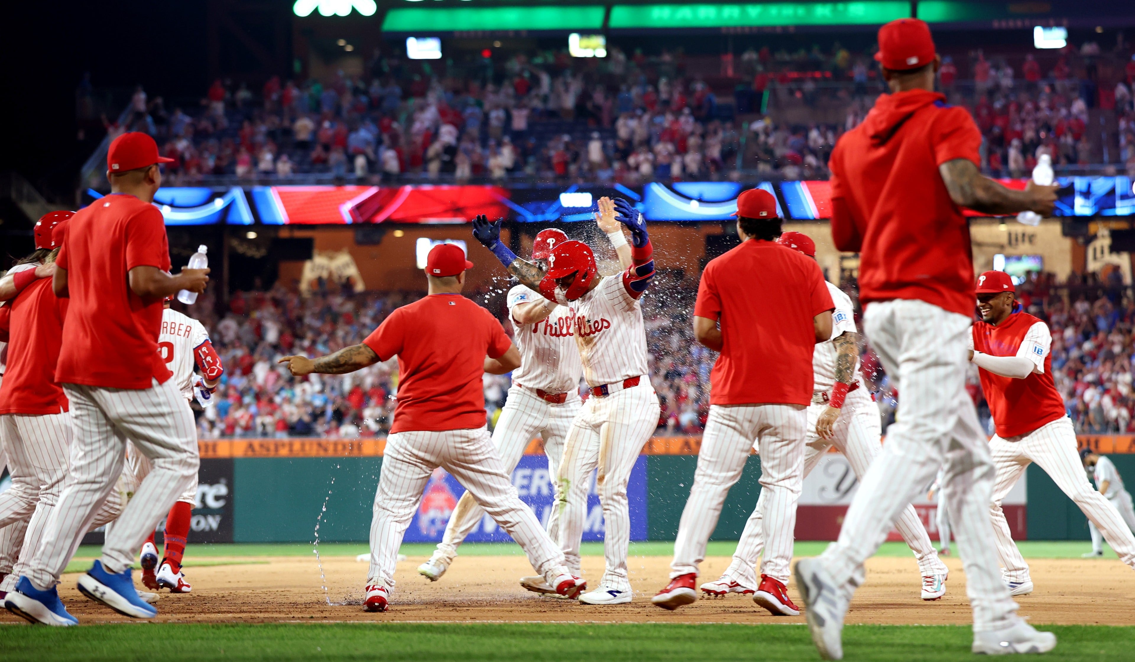 Featured image for Phillies Use Catcher Interference to Secure Historic Walk-Off Win Over Red Sox