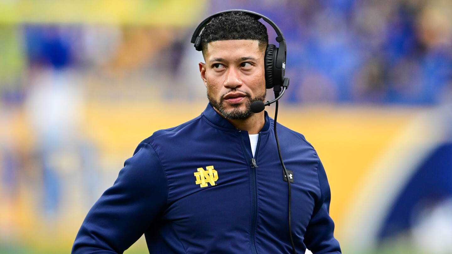 Featured image for Marcus Freeman to Continue as Notre Dame Head Coach Through 2026