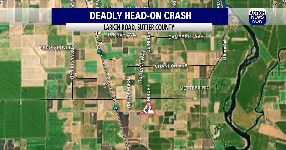 Featured image for Fatal head-on collision in Butte-Sutter County area leaves 2 dead, 4 injured.