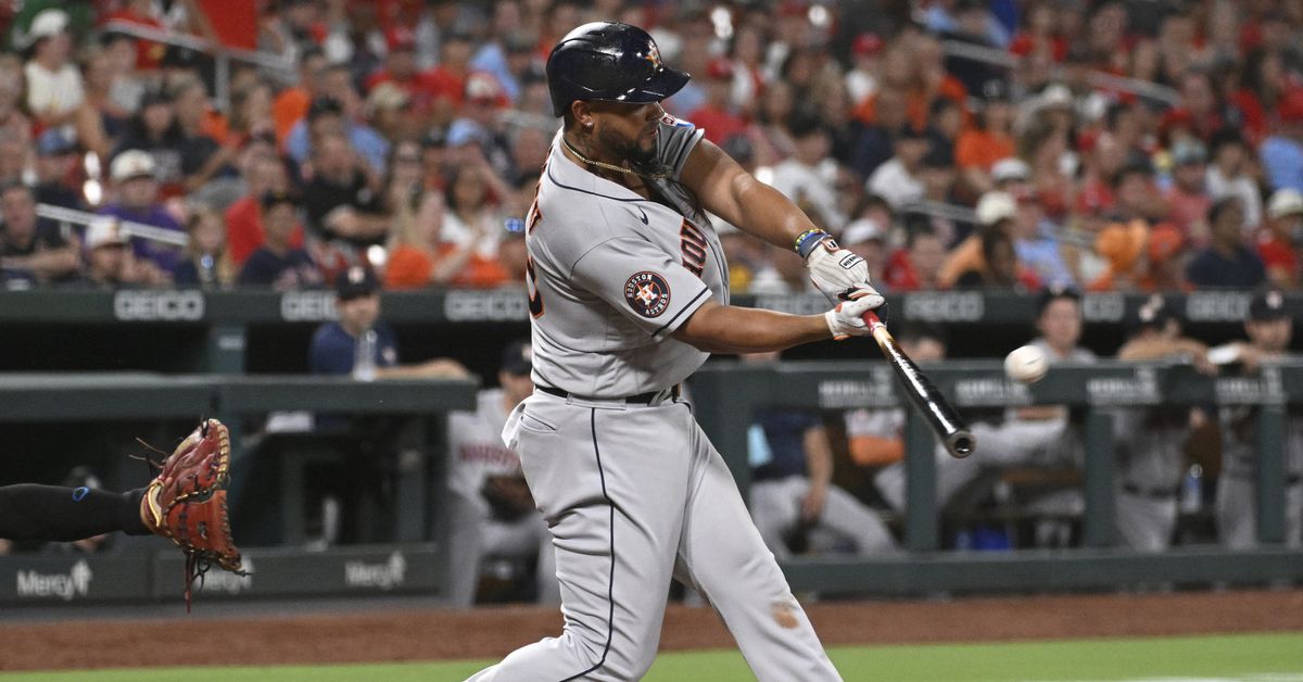 Featured image for Astros' Power Duo Leads Victory over Cardinals