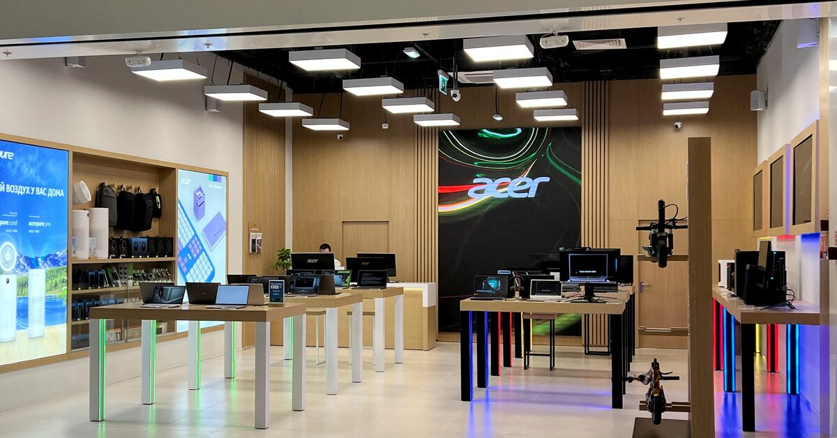 Featured image for Acer resumes business with Russia, ships computer hardware.