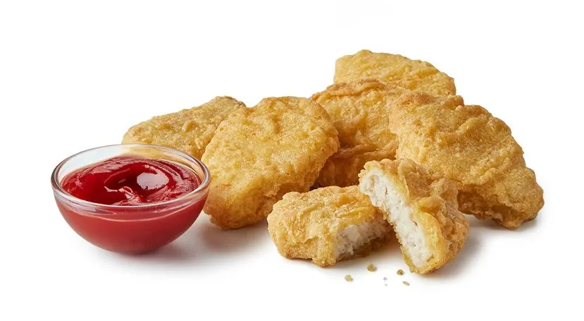 Featured image for McDonald's and Tetris team up for playable McNugget-shaped device.