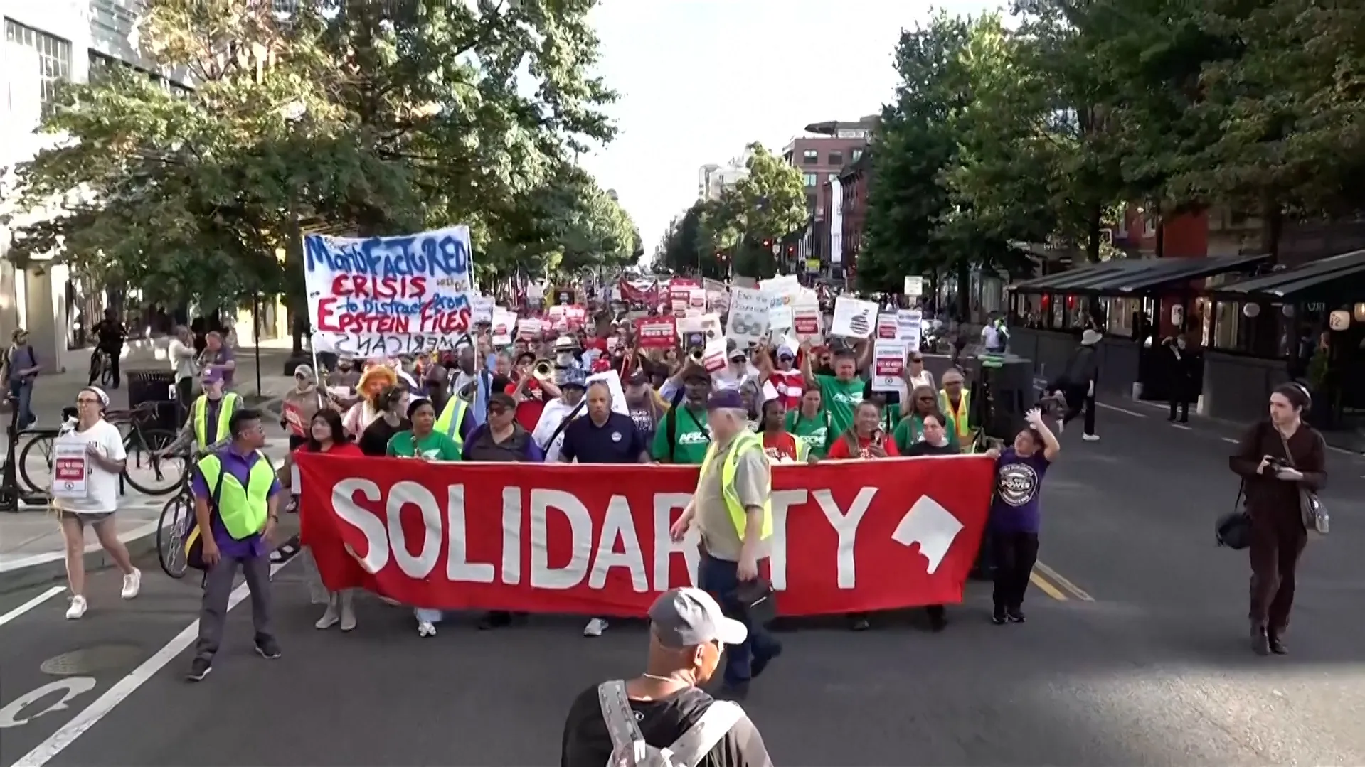 Featured image for Labor Day Protests Unite Workers and Communities Against Billionaire Influence