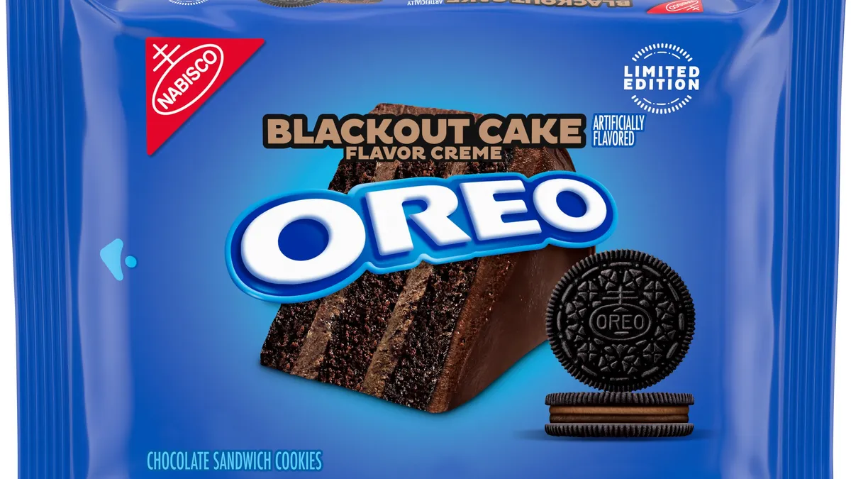 Featured image for Oreo introduces 'Blackout Cake' flavor with double chocolate creme.