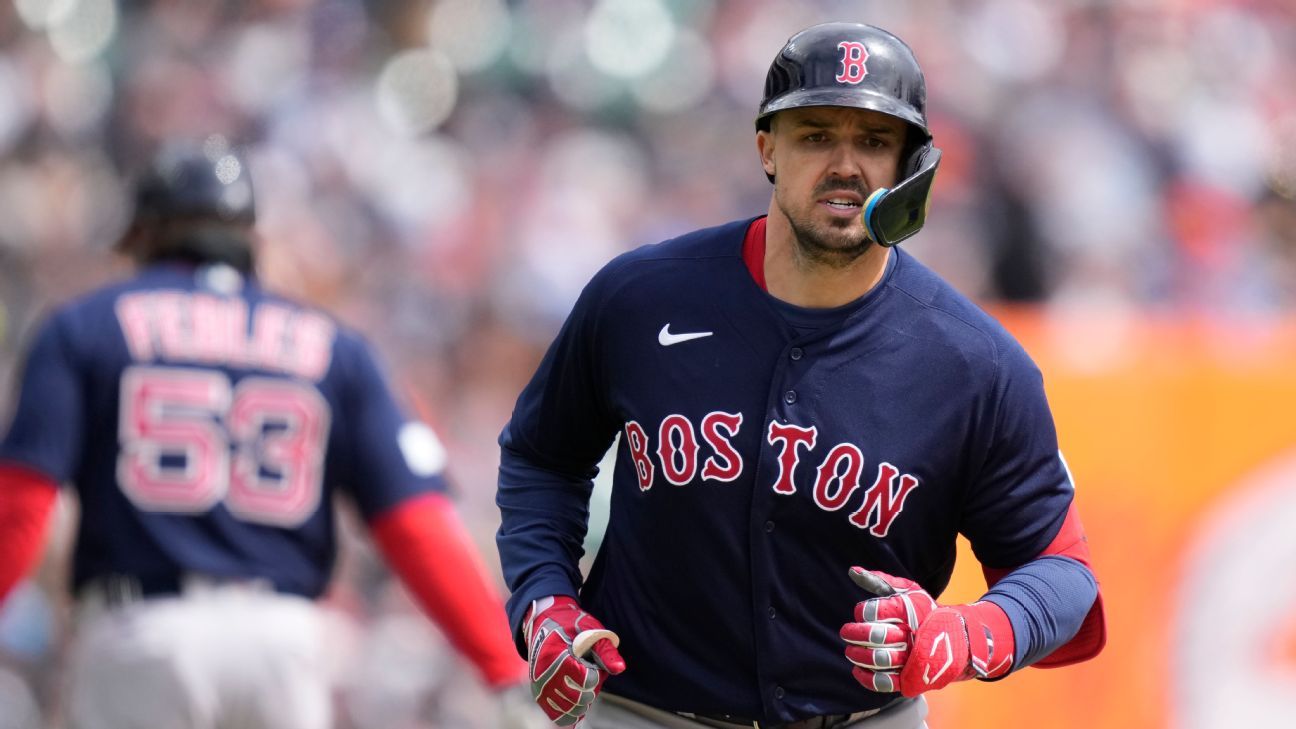 Featured image for Red Sox Slugger Adam Duvall Sidelined with Fractured Wrist