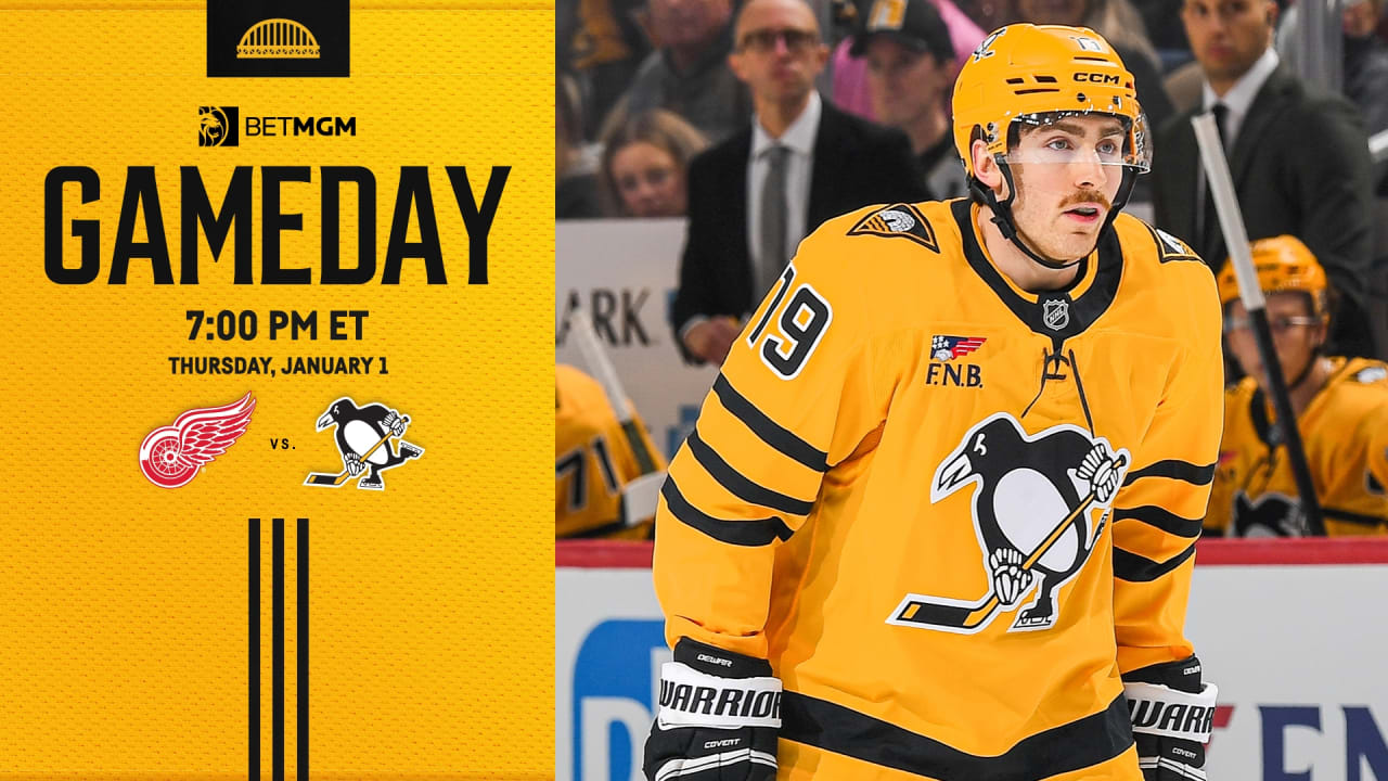 Featured image for Penguins Face Red Wings on New Year's Day: Preview and Viewing Details