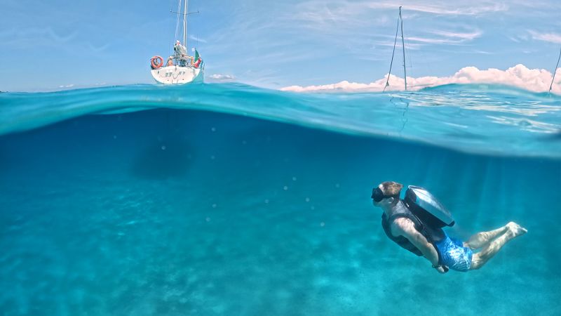 Featured image for Designer of $30K Underwater Jetpack Claims It Feels Superhuman