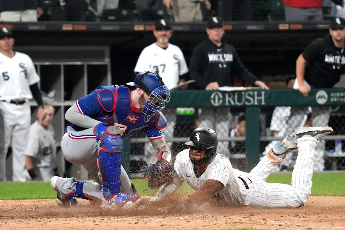 Featured image for Controversial call leads to White Sox victory over Rangers.