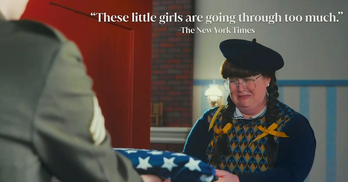 Featured image for SNL's Dark American Girl Doll Movie Spoofs Barbie with Tragic Backstories.