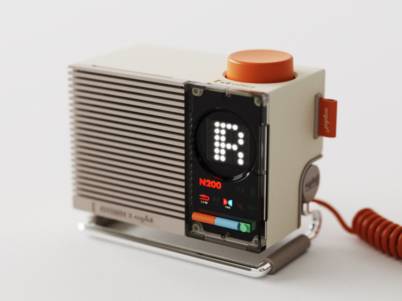 Featured image for Retro-Modern N200 Desktop Speaker Echoes Teenage Engineering Style