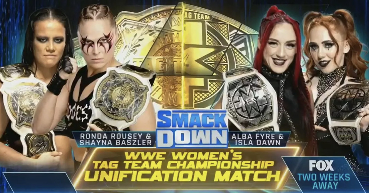 WWE Unifies Women's Tag Team Titles Across Main Roster and NXT.