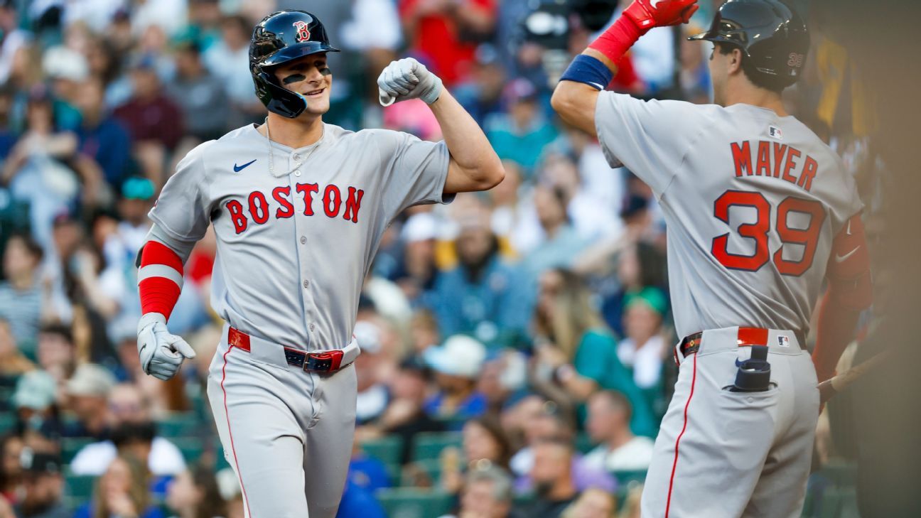 Featured image for Red Sox extend winning streak amid Devers trade and rookie highlights