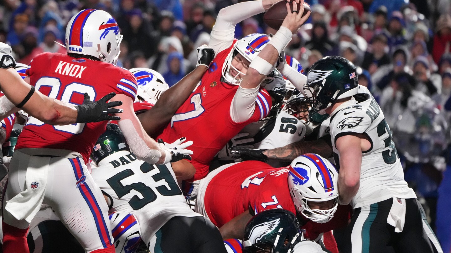 Featured image for Eagles edge Bills 13-12 as Josh Allen sets record in narrow NFL Week 17 thriller