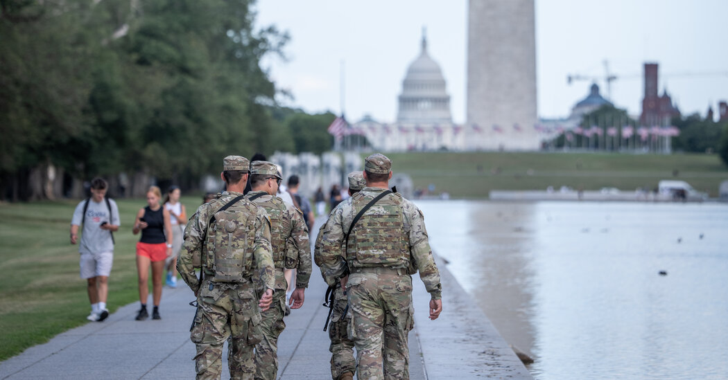 Featured image for Republican States Deploy Troops to D.C. Amid Domestic Crime Concerns