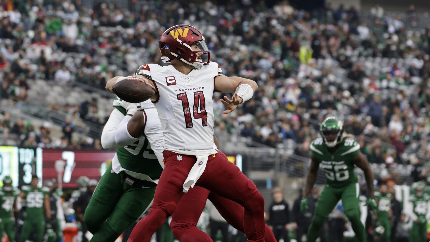 Featured image for "Commanders' Howell to Start as QB Against 49ers Amid Brissett's Injury Updates"