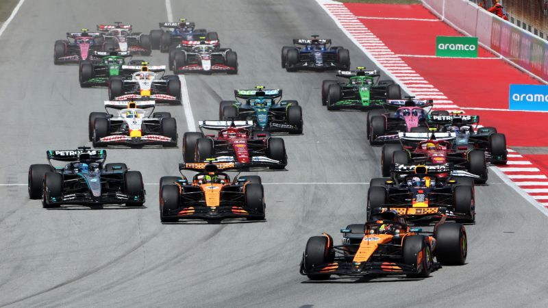 Featured image for Piastri Wins Spanish GP Amid Russell and Verstappen Clash