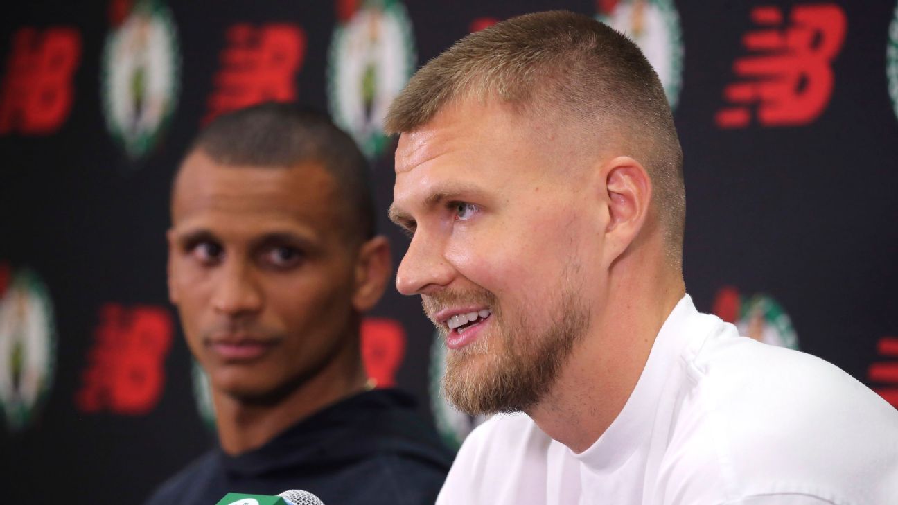 Featured image for "Celtics Fans Excited as Kristaps Porzingis Joins Team, Expecting High-Level Performance"