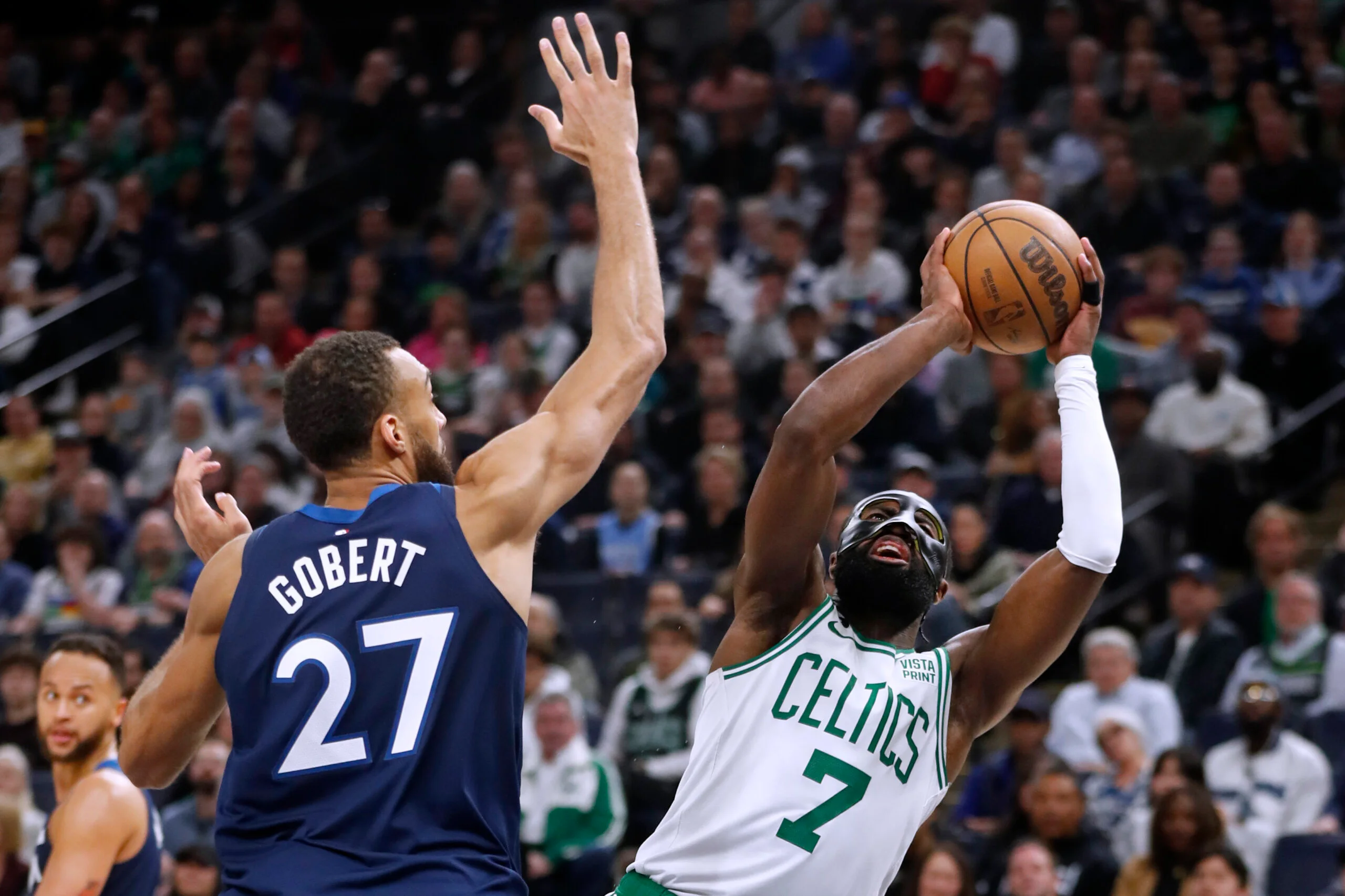 Featured image for "Celtics edge Timberwolves in controversial finish with Brown's clutch performance"