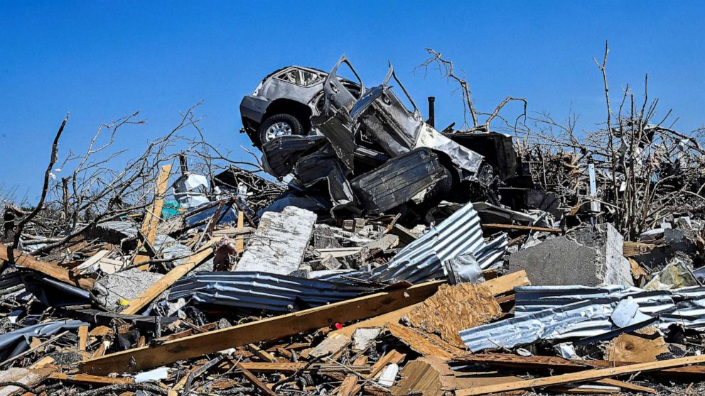 Featured image for Deadly tornado outbreak hits South, new storm threatens West.