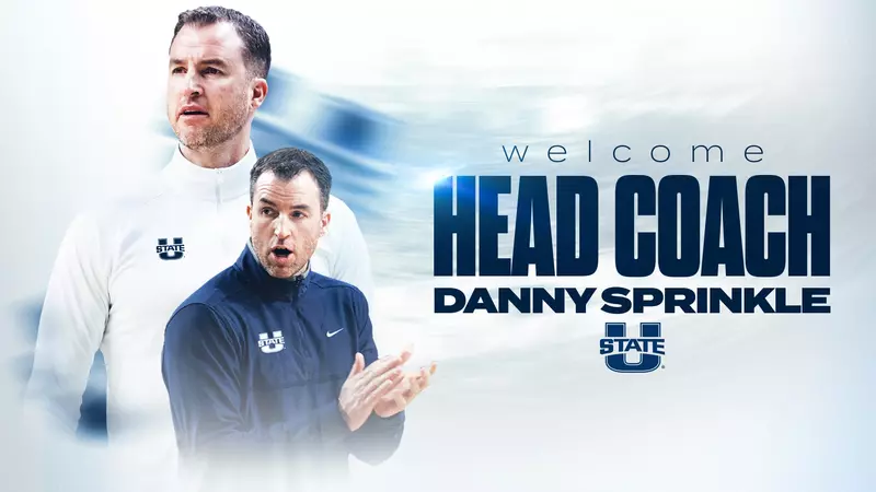 Featured image for Danny Sprinkle Takes Over as Utah State Men's Basketball Head Coach