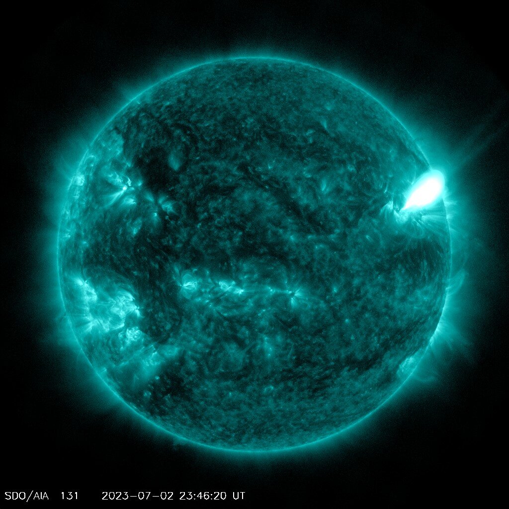 "Sun's Explosive Solar Flares Cause Radio Blackouts and Astonishing Sight"