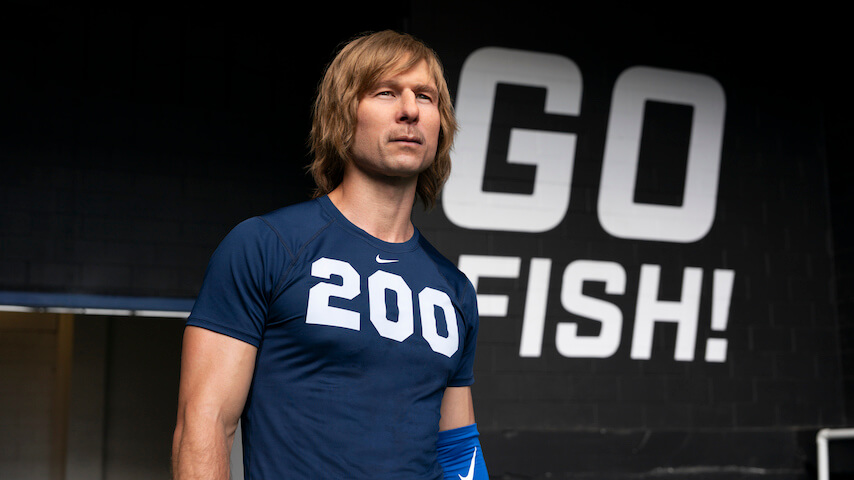 Featured image for Glen Powell's 'Chad Powers' Fails to Score as a Football Comedy