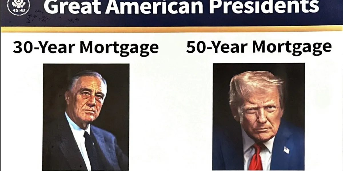 Featured image for Trump Considers 50-Year Mortgages to Ease Homebuyer Payments