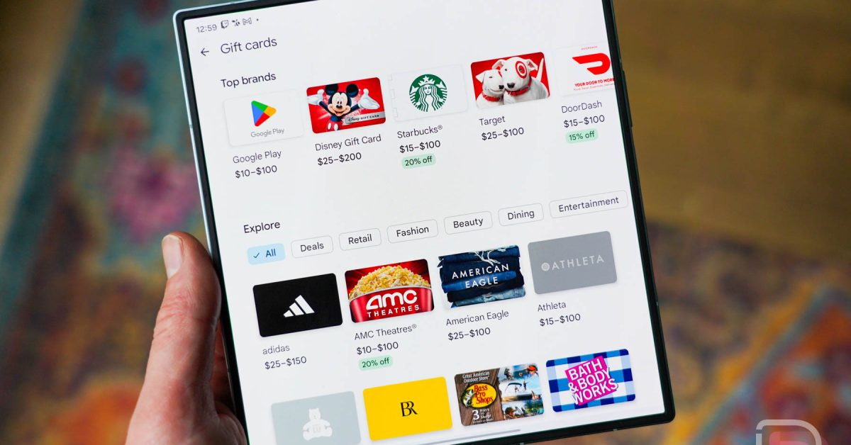 Featured image for Google Play Launches Digital Gift Card Store with Major Brands