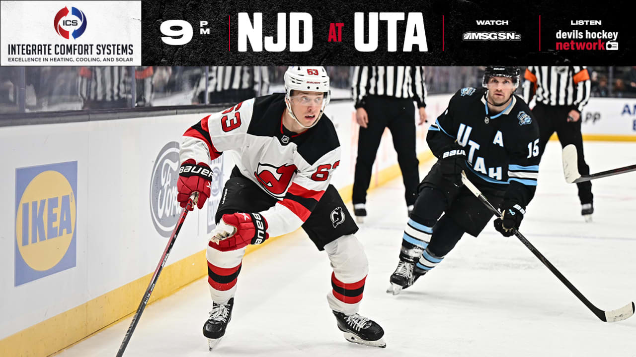 Featured image for Devils Aim to Sustain Momentum Against Utah Mammoth on December 19
