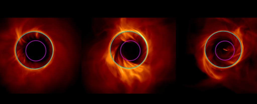 Featured image for First Simulation of Shadow Realm at Black Hole's Edge