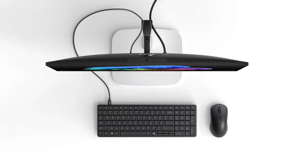 Featured image for HP Unveils Innovative Keyboard PC and Future Workspace Solutions
